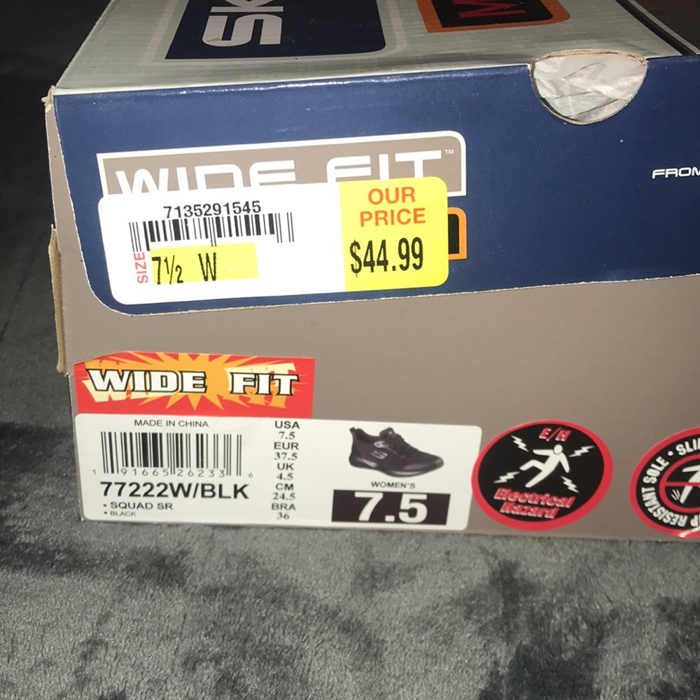 Women’s Skechers Memory Foam Work Shoes 7.5